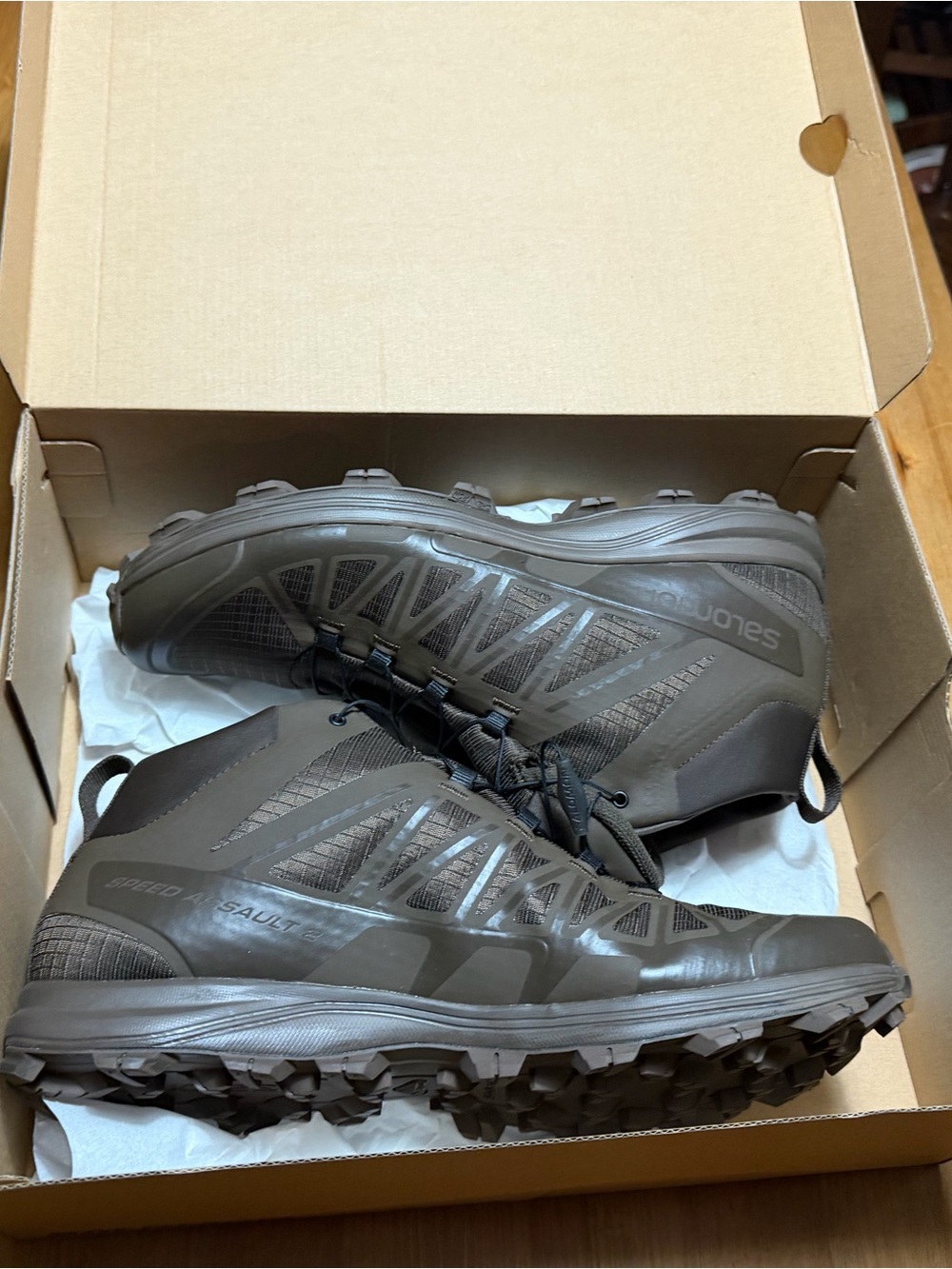 Salomon Men's Tactical Speed Assault Boots - Earth Brown